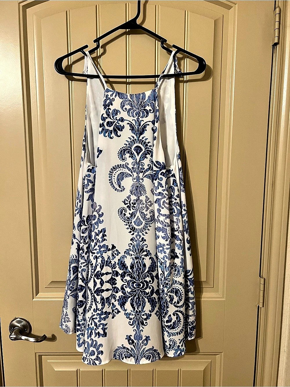 Show Me Your Mumu Blue Print Mini Dress Size Small Like New
